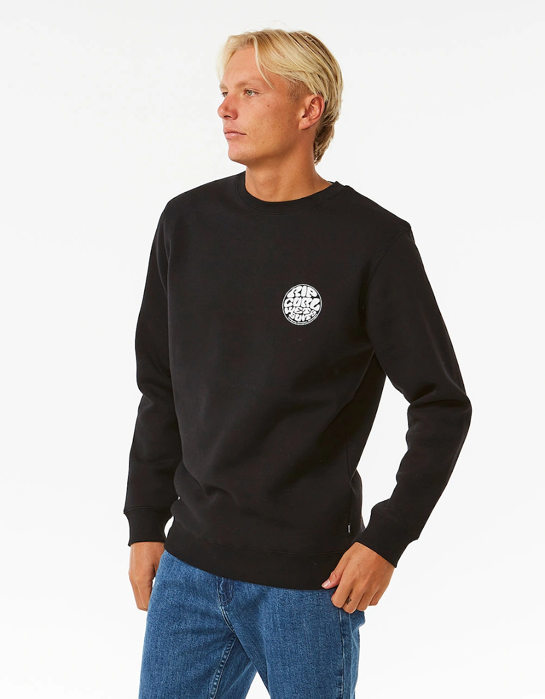 Rip Curl Mens Wetsuit Icon Crew Neck Sweatshirt