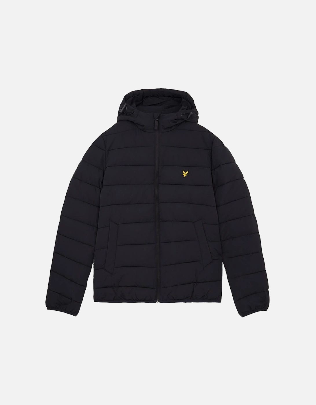 Lyle & Scott Branded Dark Navy Hooded Puffer Jacket, 6 of 5