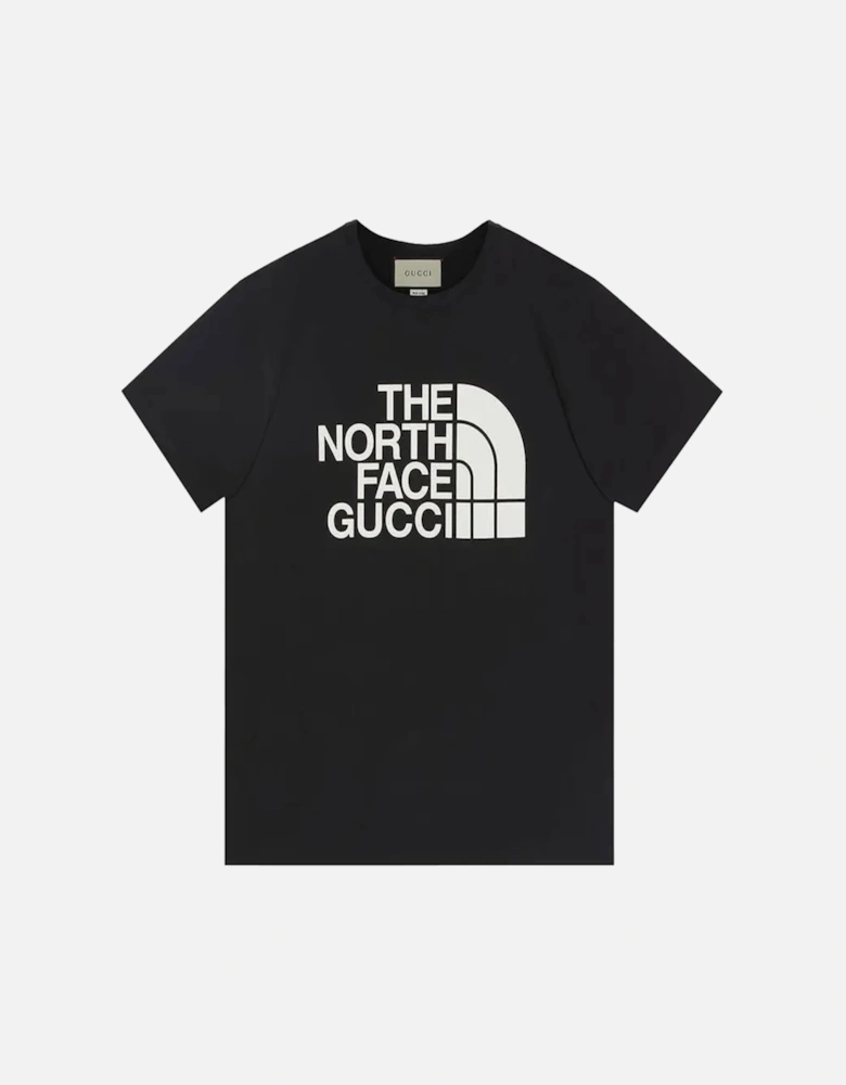 x The North Face Logo Printed T-Shirt in Black