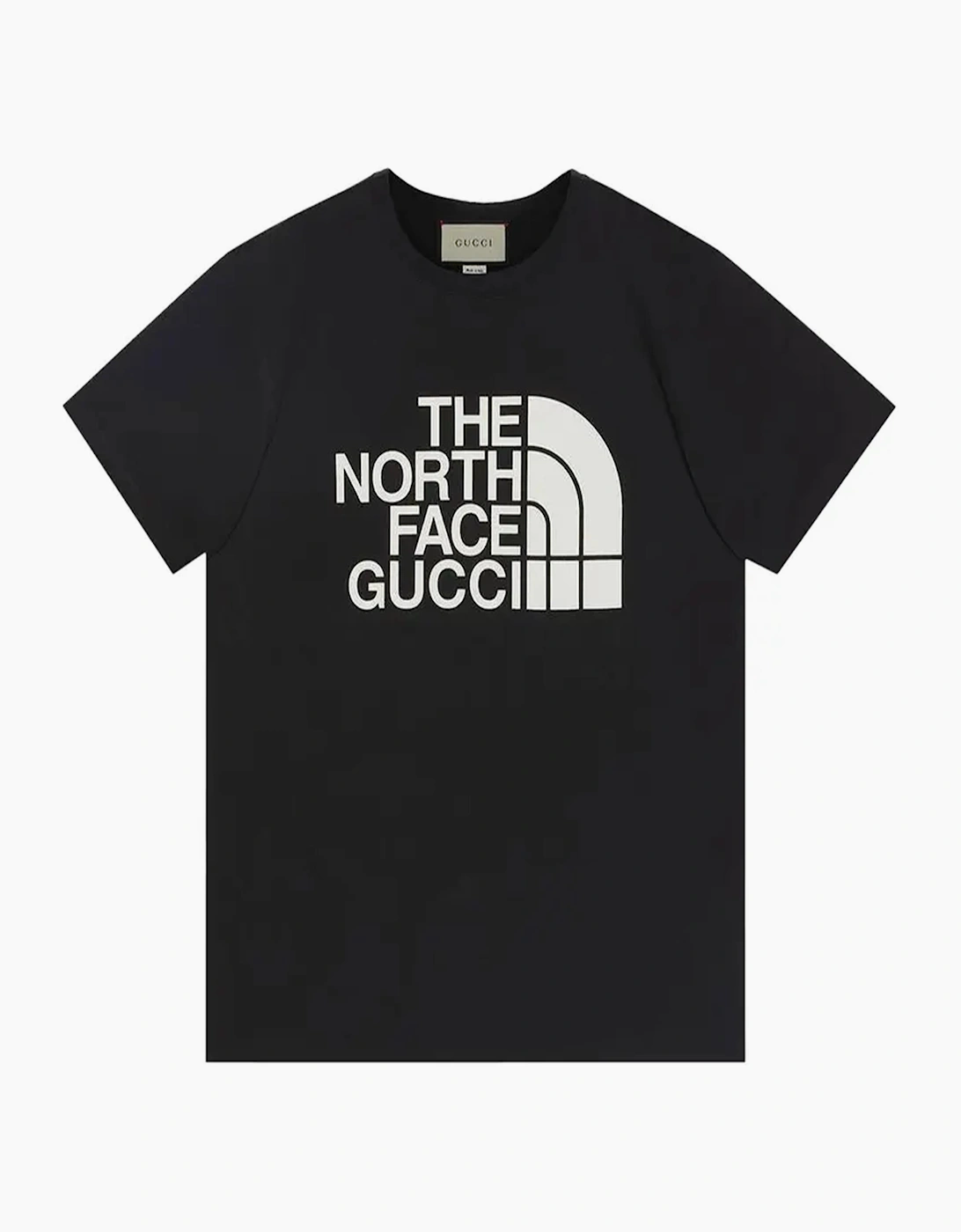 Men's Gucci x The North Face Logo Printed T-Shirt in Black - Size: 36