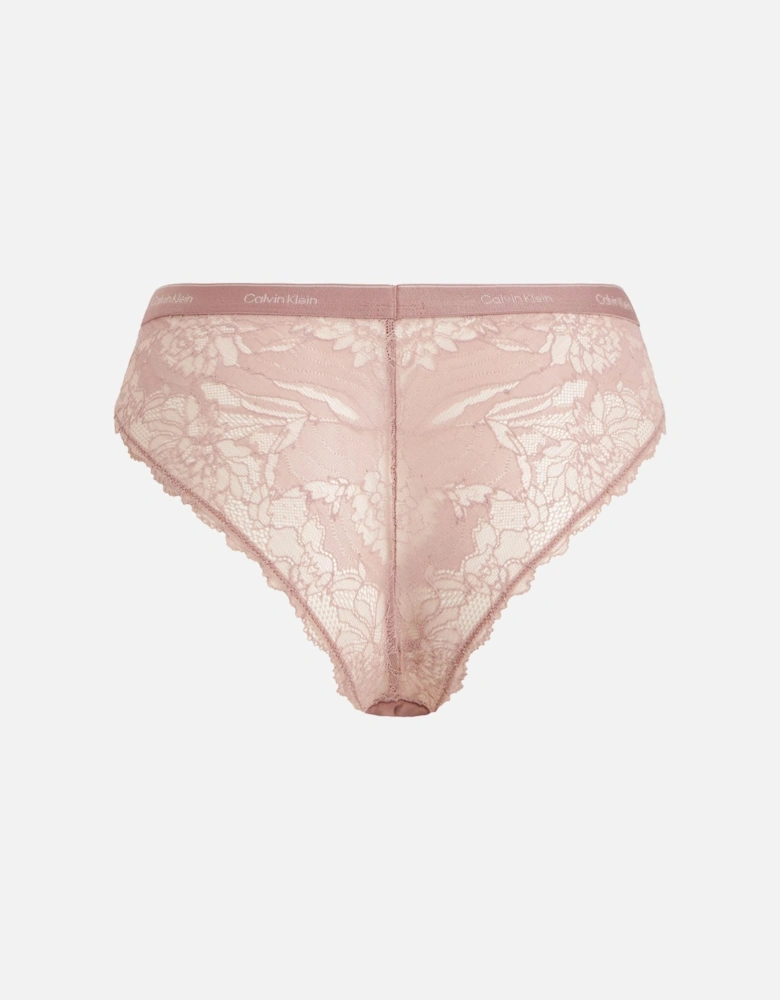 ICON LACE Womens Tanga Red Grape