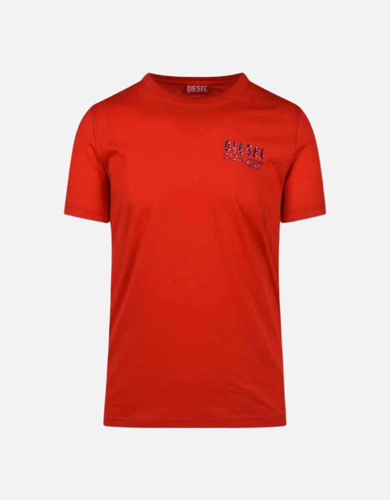 Faded Logo Red T-Shirt