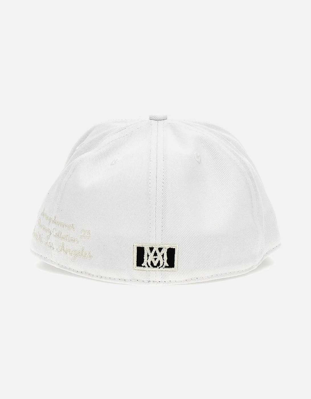 MA Logo Embroidered Cap in White