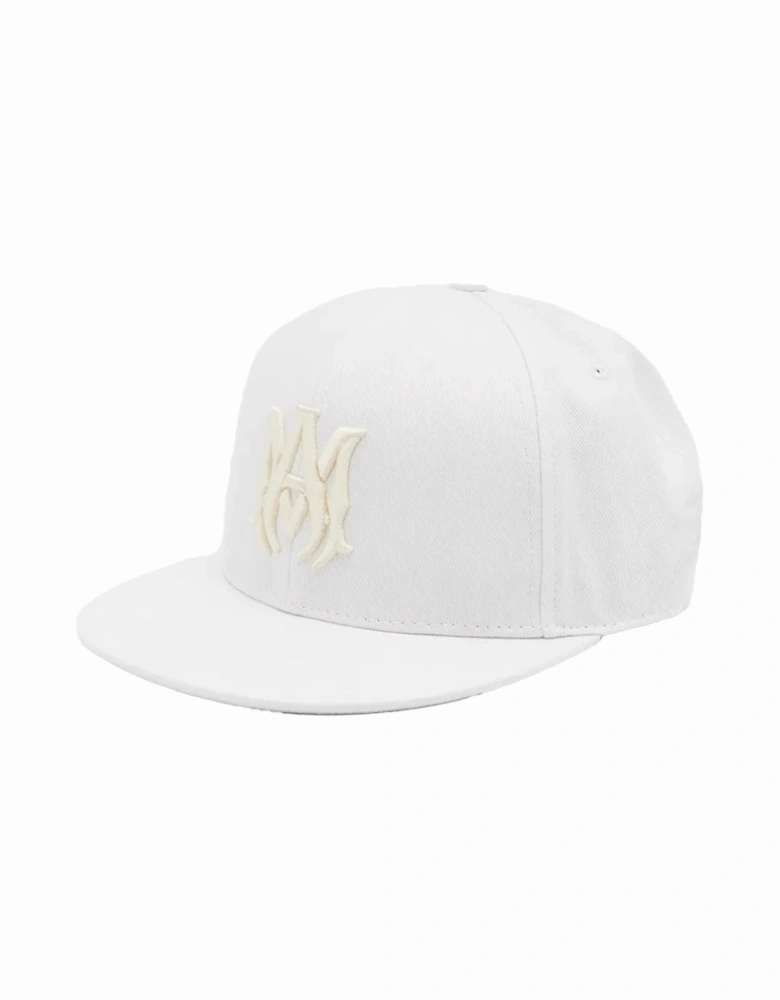 MA Logo Embroidered Cap in White