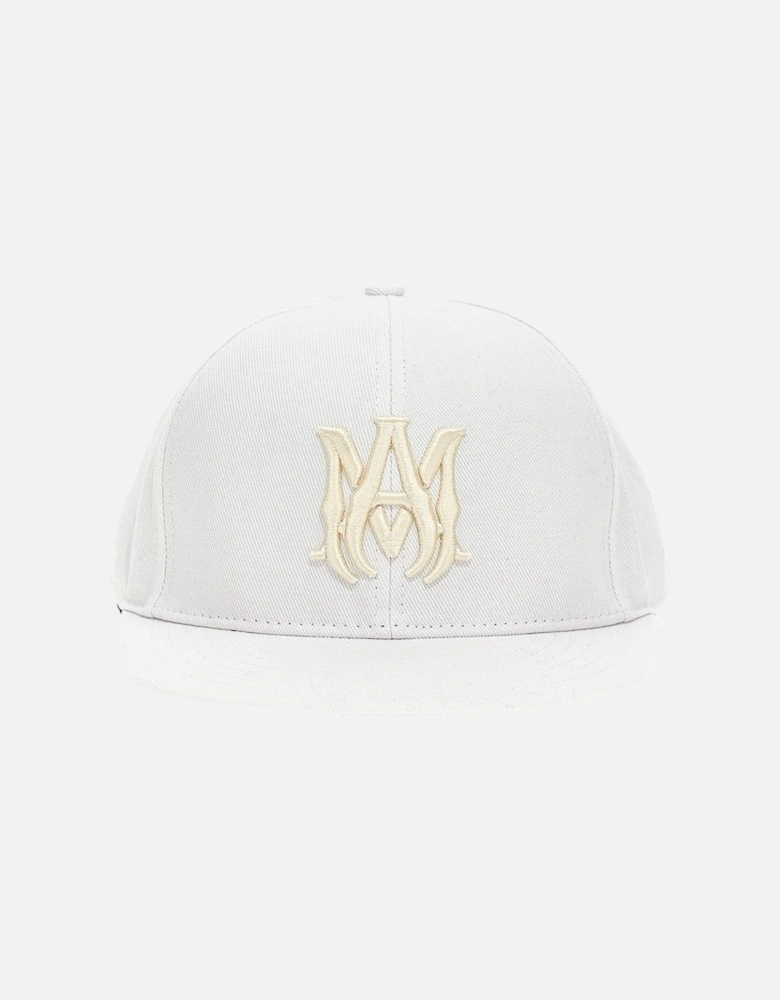 MA Logo Embroidered Cap in White