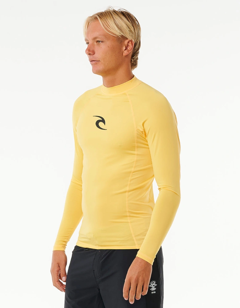 Rip Curl Mens Waves UPF 50 Perf Long Sleeve Rash Vest