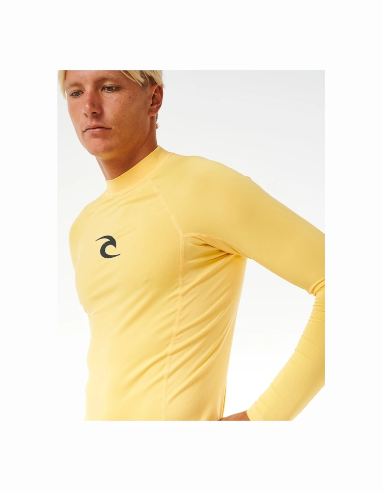 Rip Curl Mens Waves UPF 50 Perf Long Sleeve Rash Vest