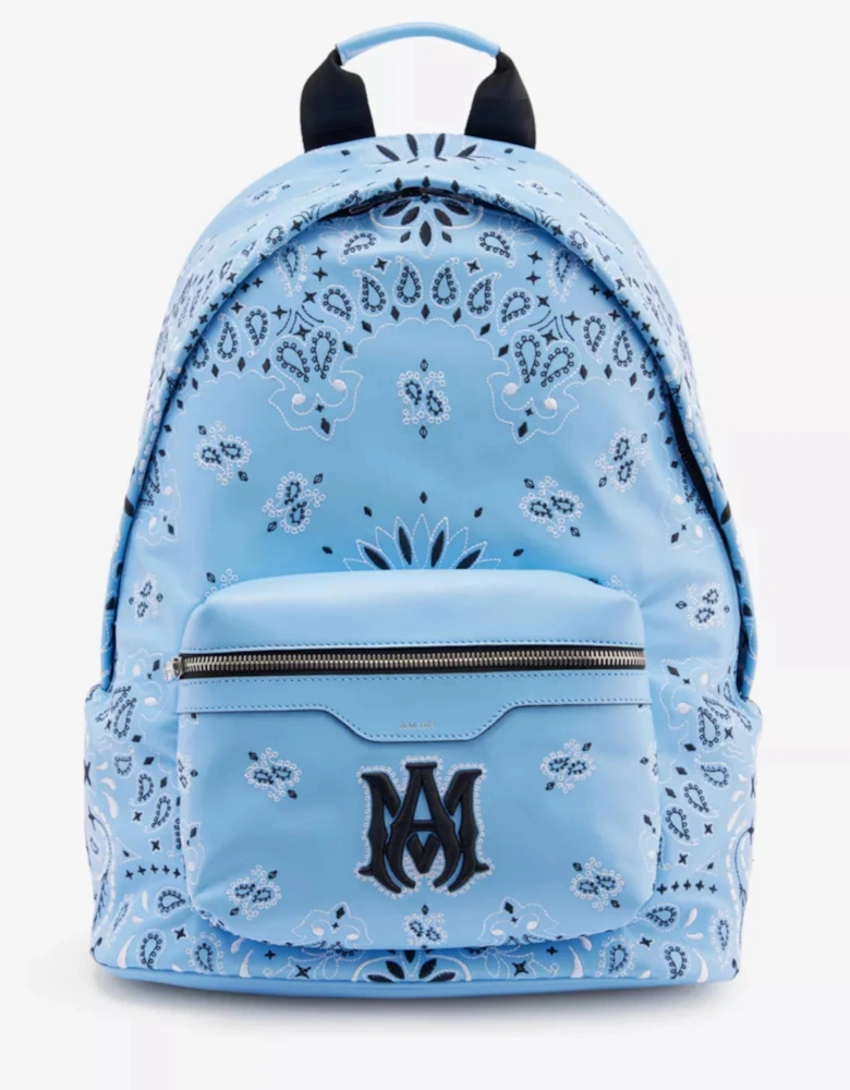 BANDANA LEATHER BACKPACK CAROLINA BLUE