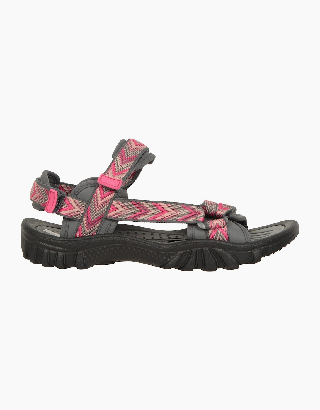 Mountain Warehouse Women's Black / Cyprus Chevron Sandals - Size 6