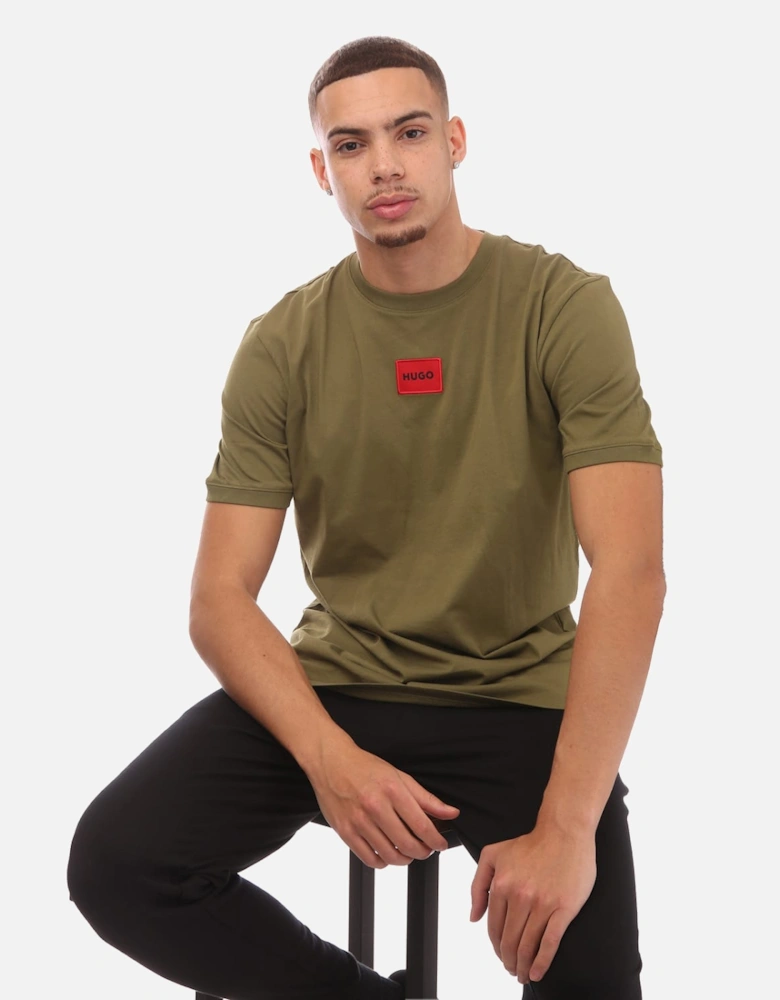 Red Logo Label T-Shirt