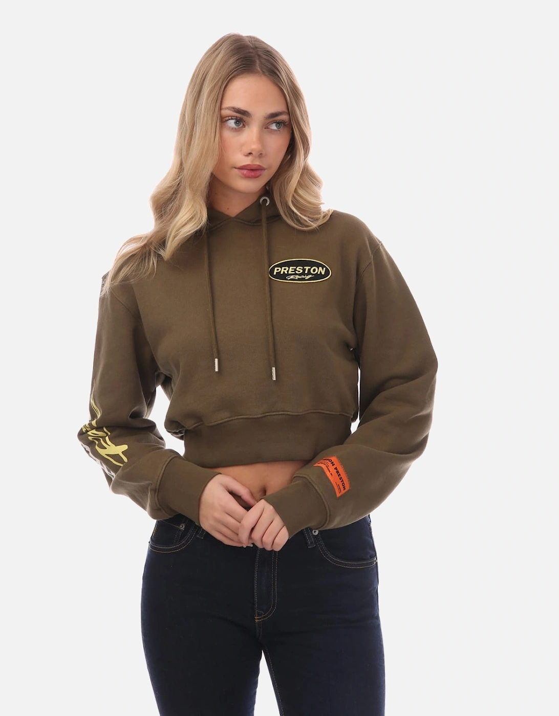 Preston Racing Cropped Hoodie, 6 of 5