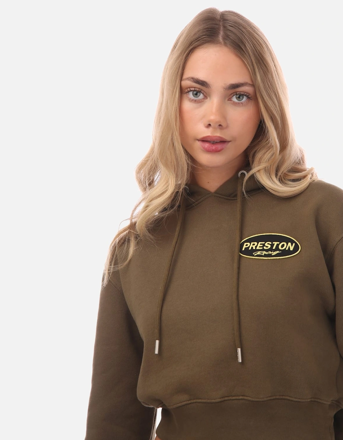 Preston Racing Cropped Hoodie