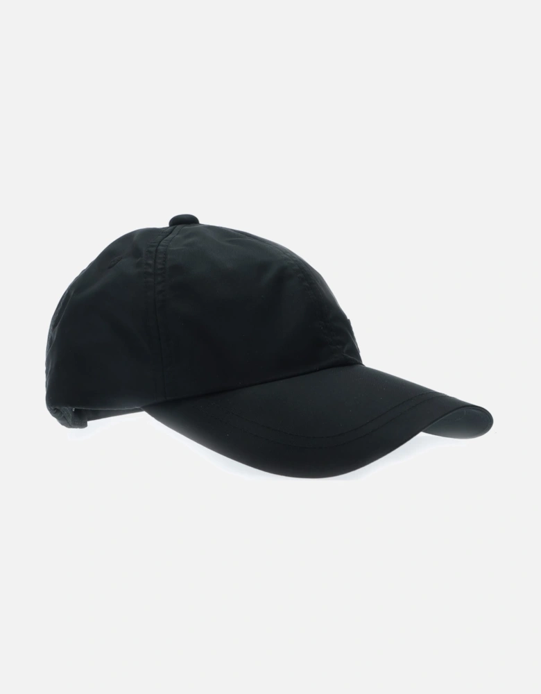 Nylon Baseball Cap with Eagle Plate