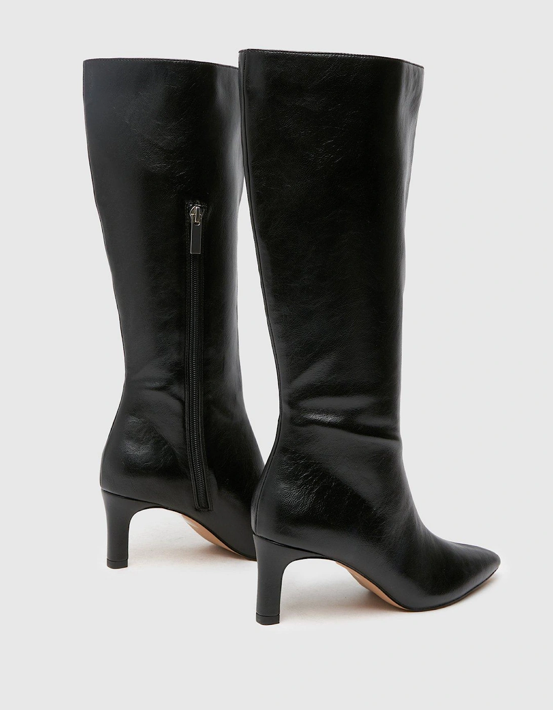 Dottie Knee High Boots - Black