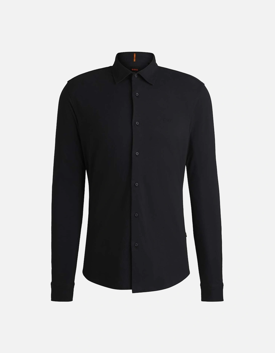 Embroidered Branding Slim-Fit Shirt