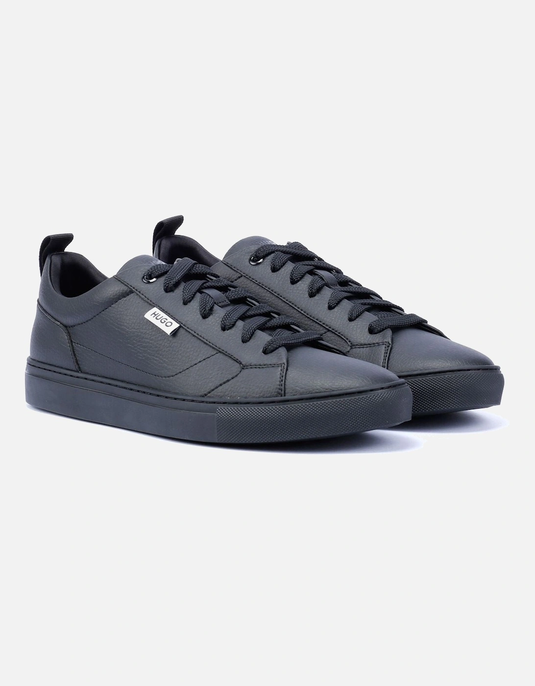 Hugo Morrie Tennis Men's Black Mono Trainers, 9 of 8