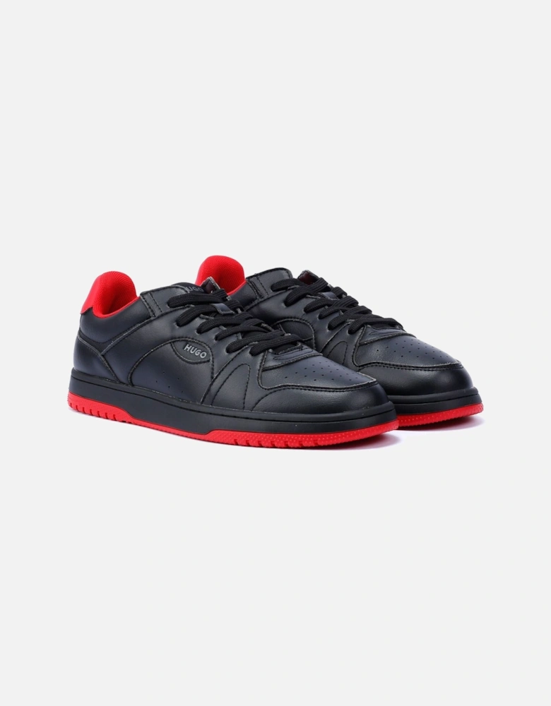 Hugo Hadrian Tennis Men's Black/Red Trainers