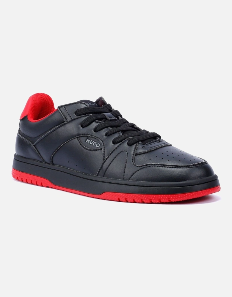 Hugo Hadrian Tennis Men's Black/Red Trainers