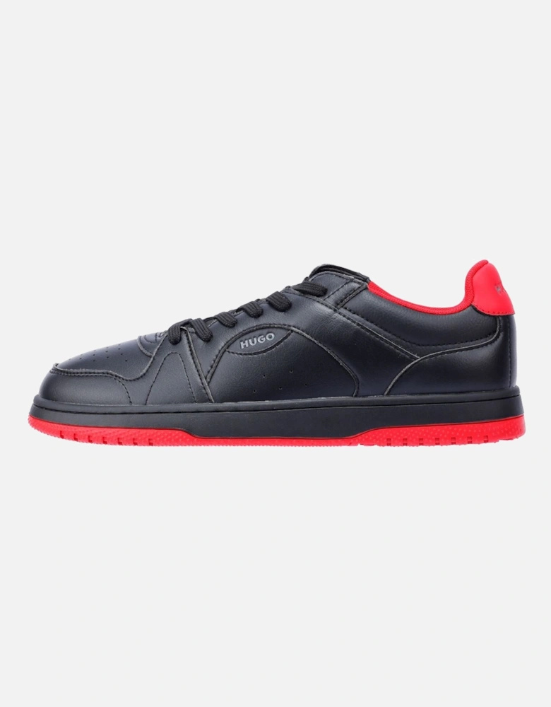 Hugo Hadrian Tennis Men's Black/Red Trainers