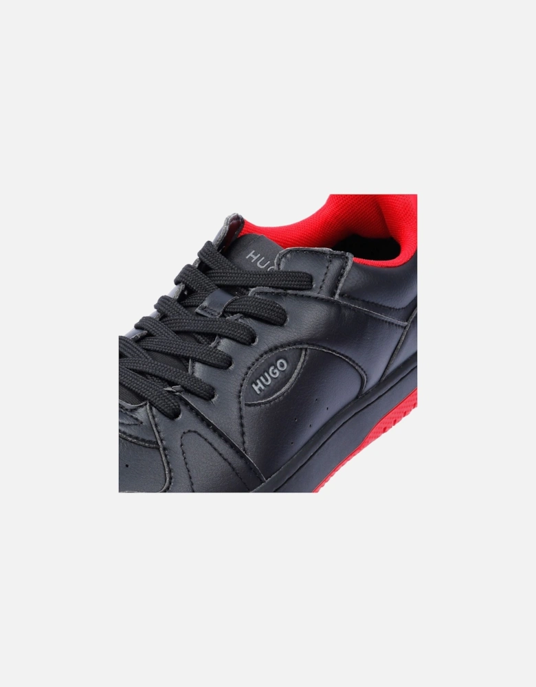 Hugo Hadrian Tennis Men's Black/Red Trainers