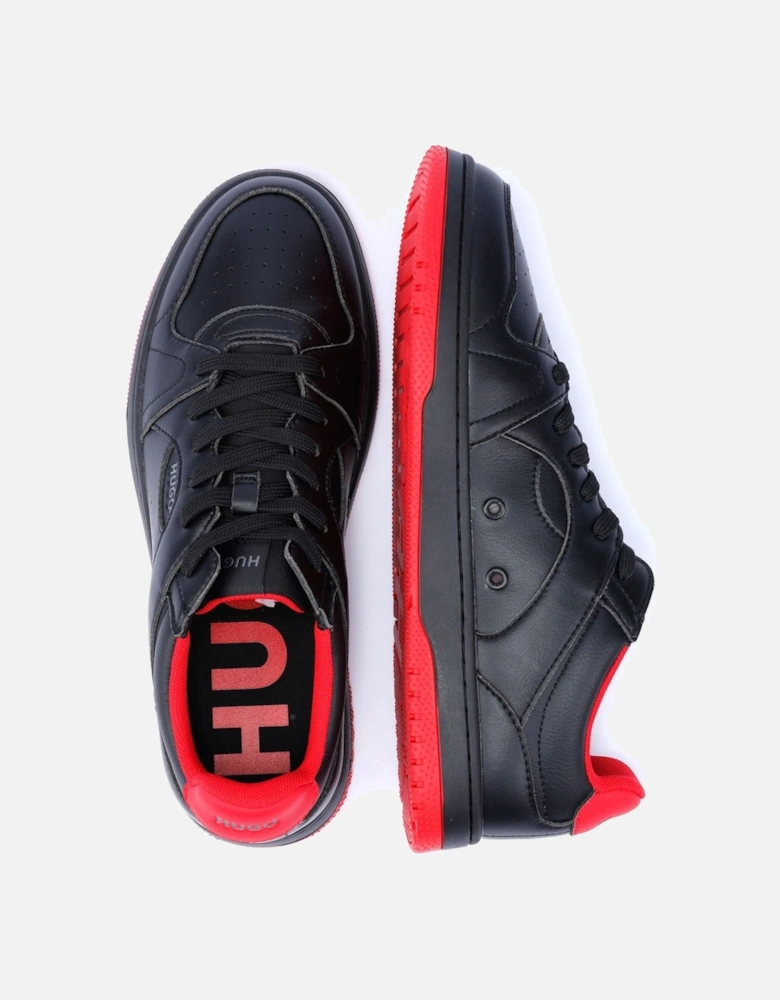 Hugo Hadrian Tennis Men's Black/Red Trainers