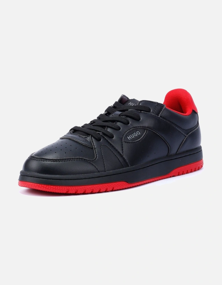 Hugo Hadrian Tennis Men's Black/Red Trainers