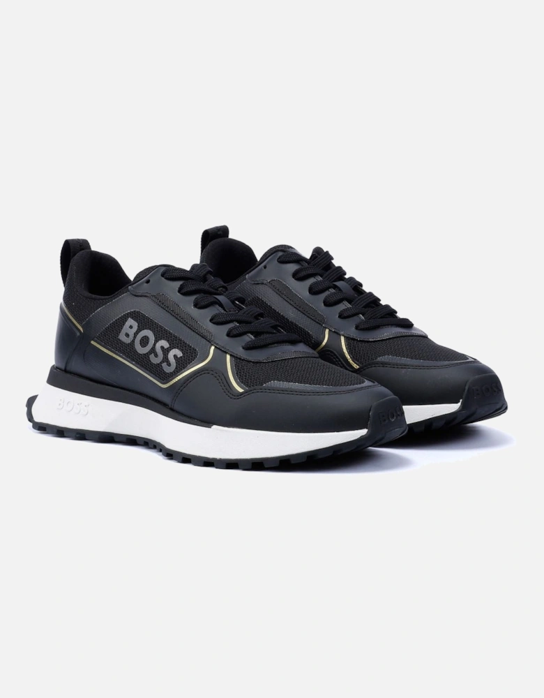 Boss Jonah Runn Men's Black/Gold Trainers