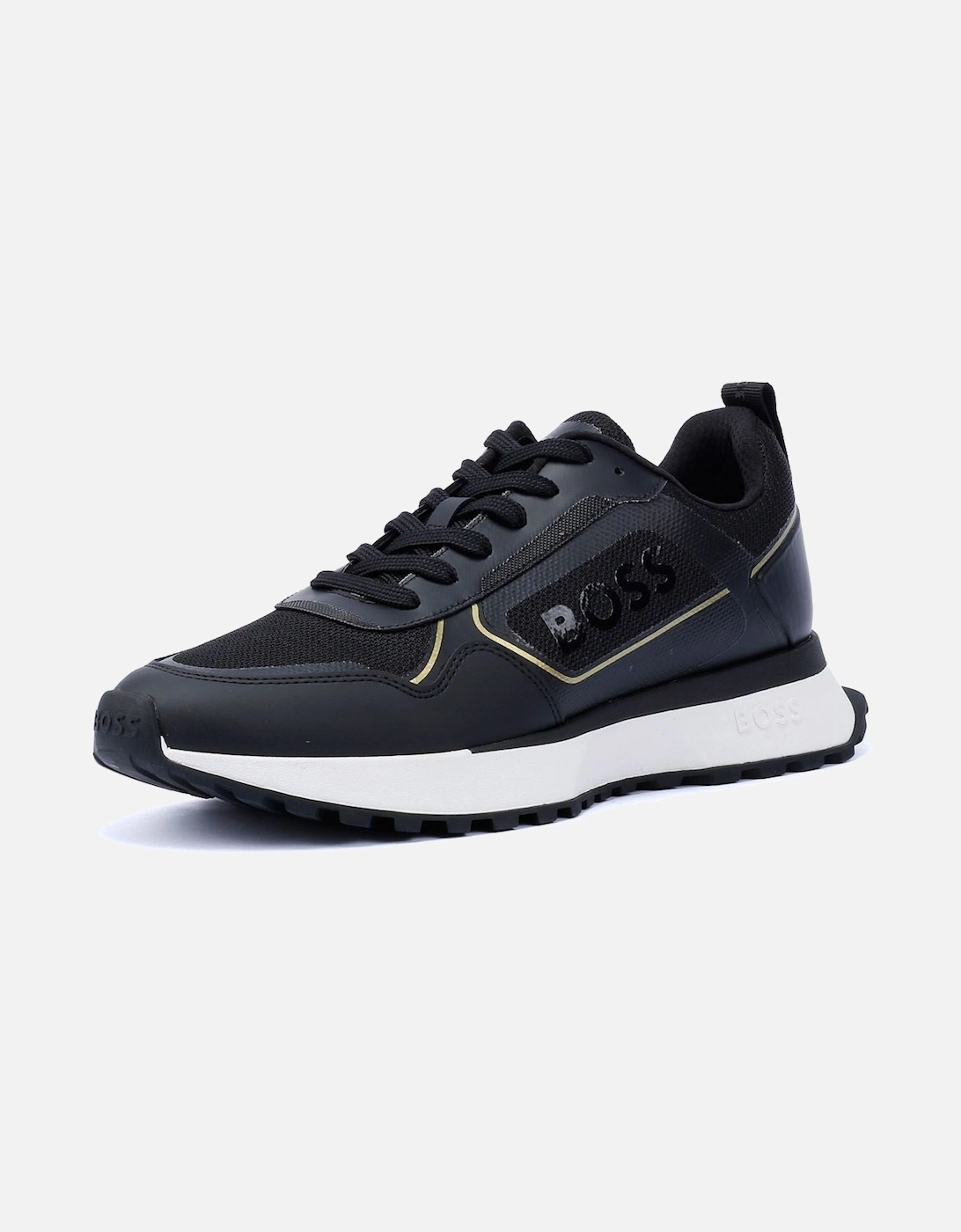 Boss Jonah Runn Men's Black/Gold Trainers