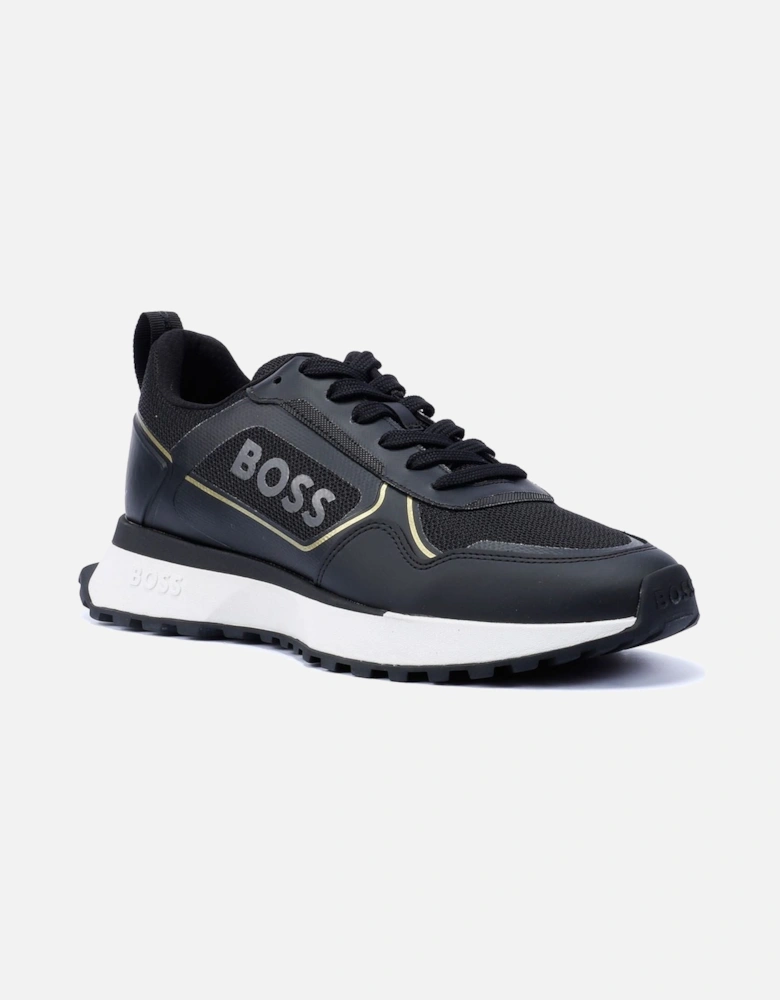 Boss Jonah Runn Men's Black/Gold Trainers