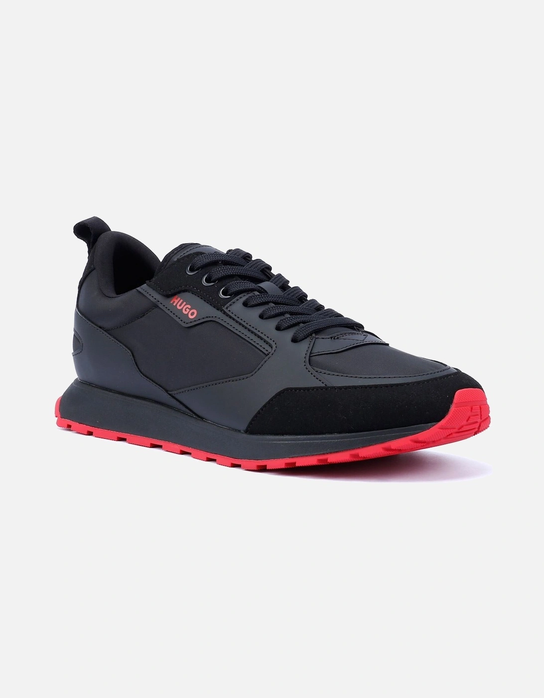 Hugo Icelin Runn Men's Black/Red Trainers