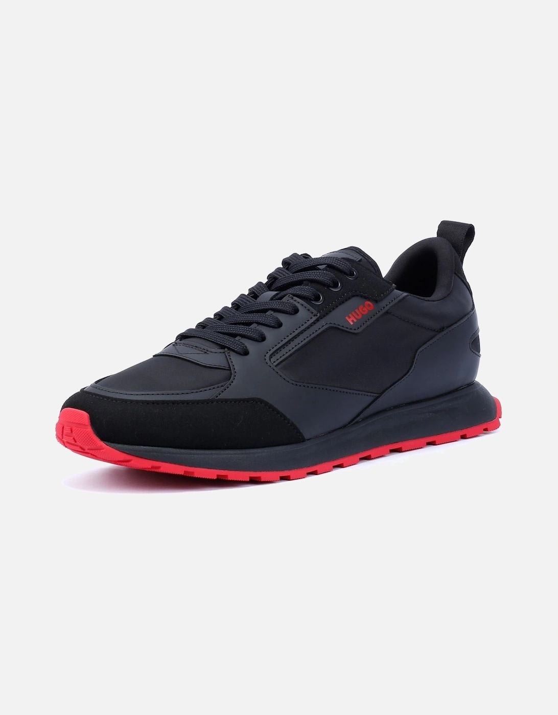 Hugo - 50536568-001 HUGO MENS ICELIN RUNN BLACK/RED