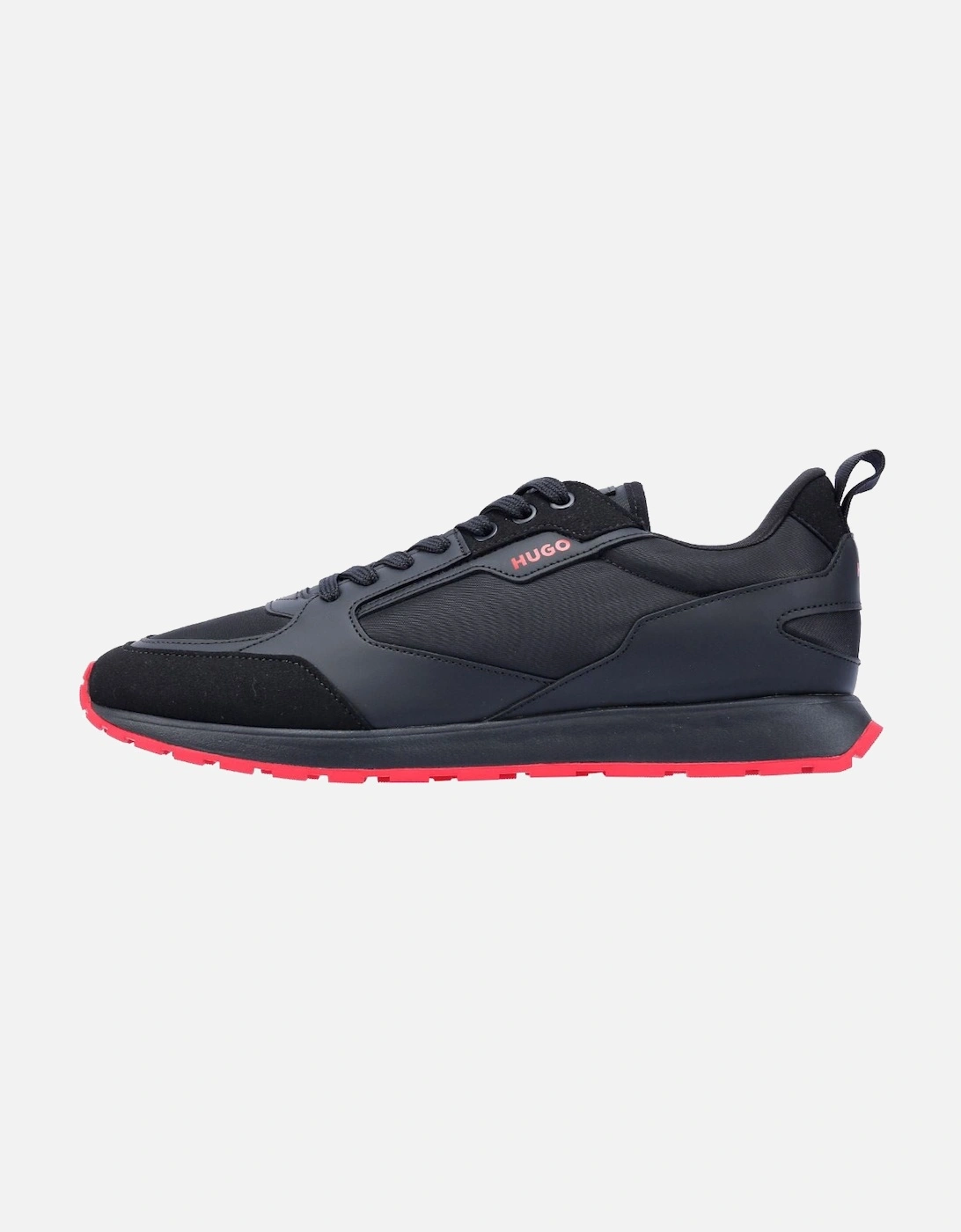 Hugo Icelin Runn Men's Black/Red Trainers