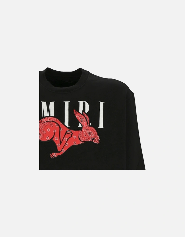 Cny Rabbit Logo Black Sweatshirt