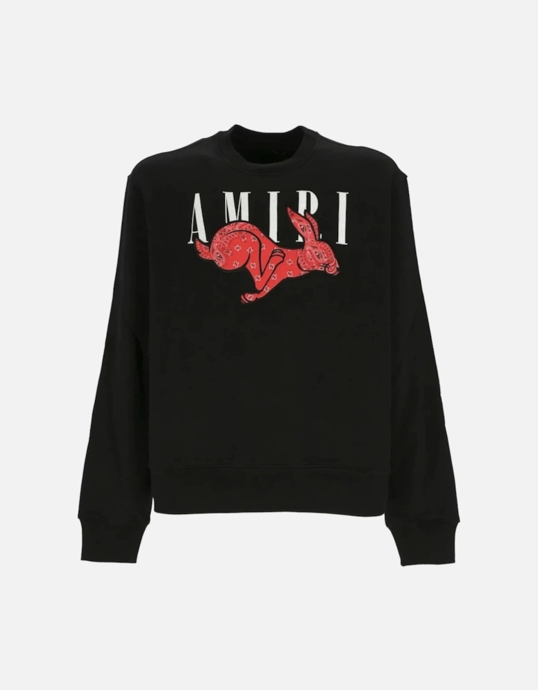 Cny Rabbit Logo Black Sweatshirt