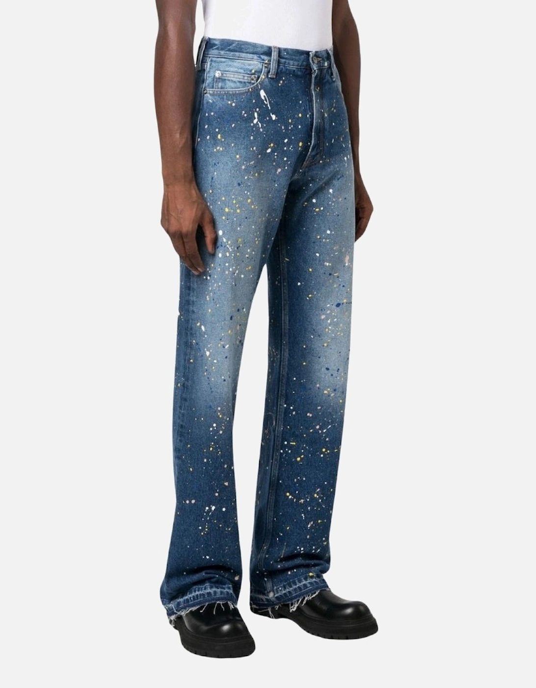 Paint Relax Slim Fit Blue Jeans