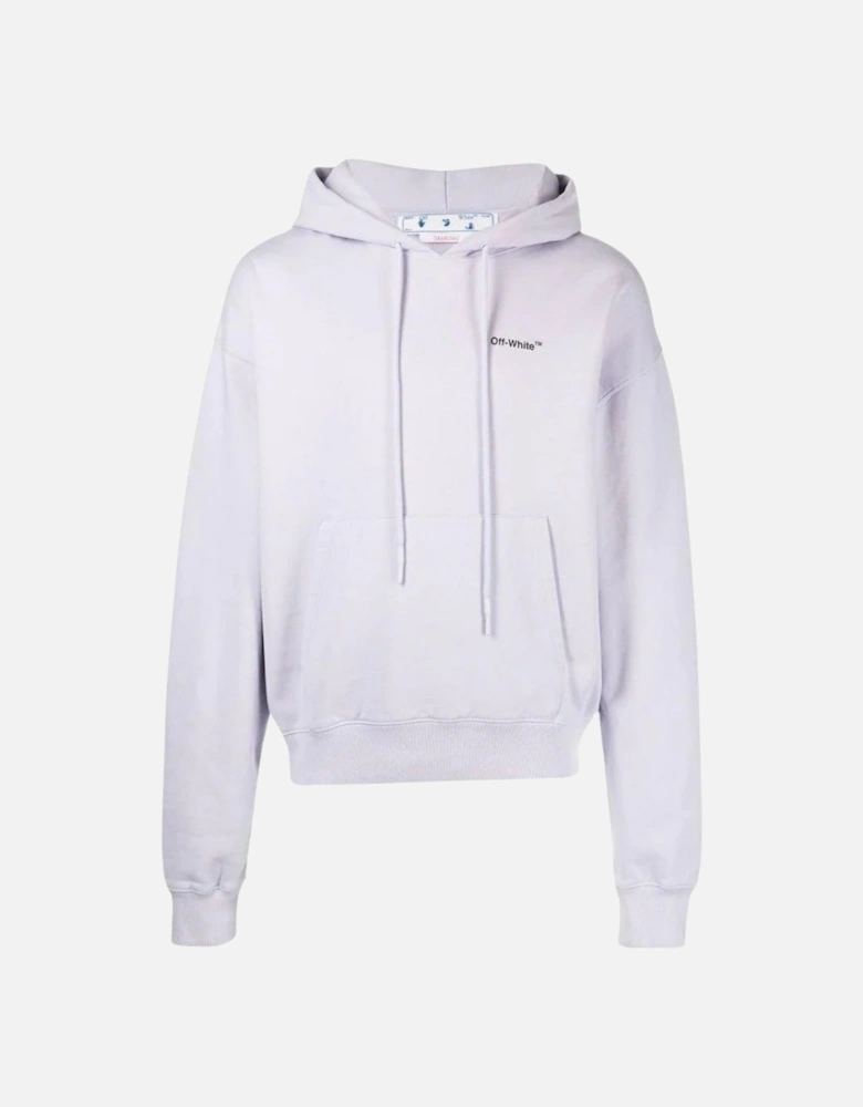 Caravaggio Arrow Over Dusty Lilac Purple Hoodie