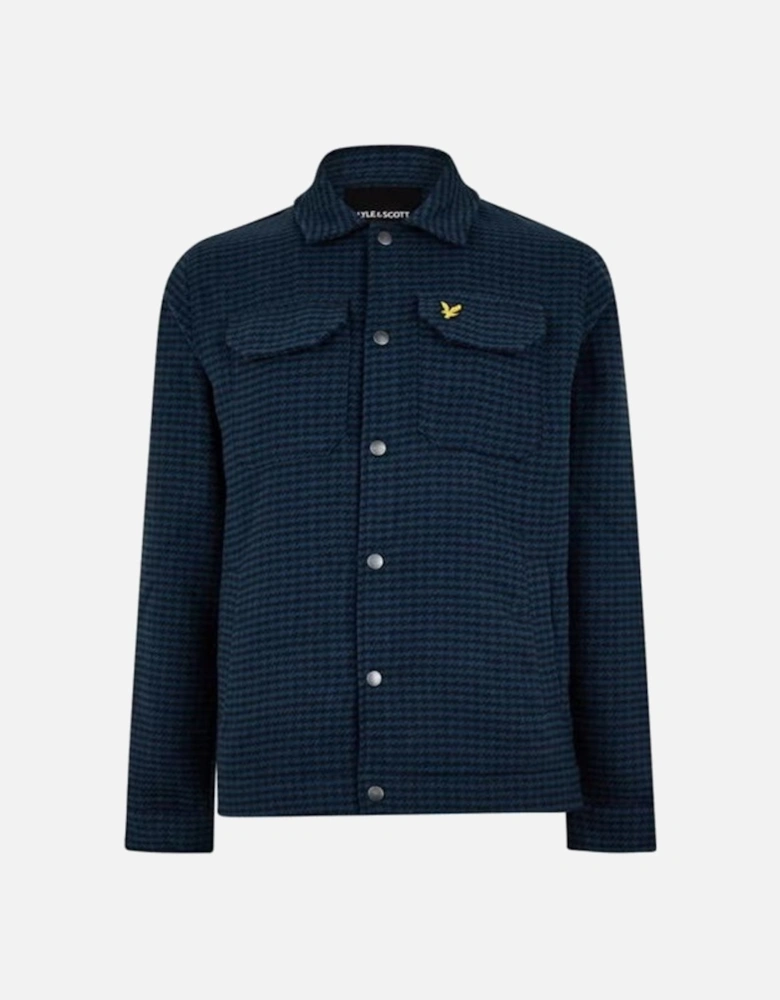 Lyle & Scott Textured Muddy Blue Jacket