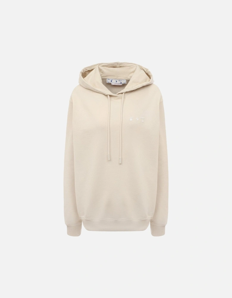 Swimming Man Regular Fit Beige Hoodie