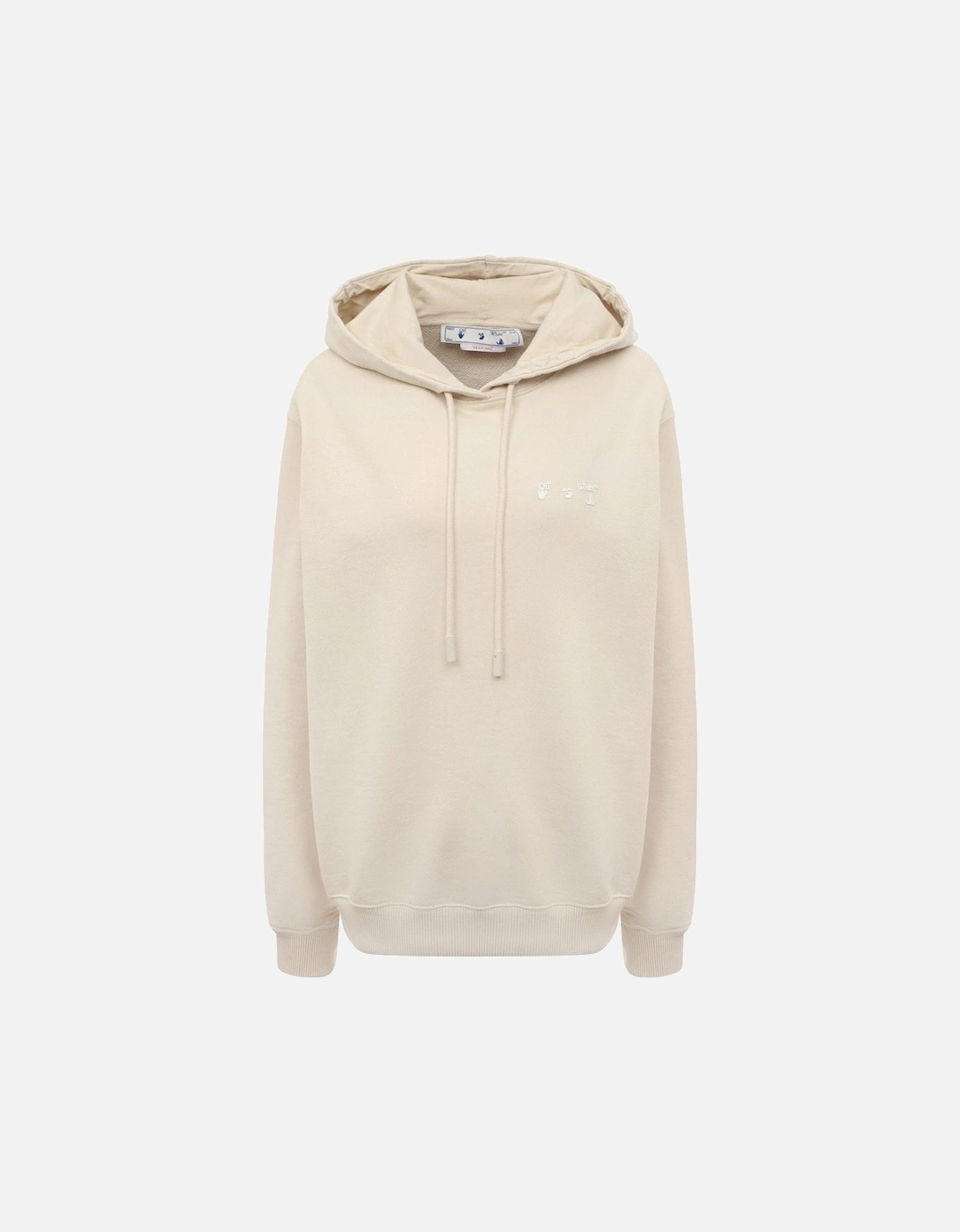 Swimming Man Regular Fit Beige Hoodie, 5 of 4