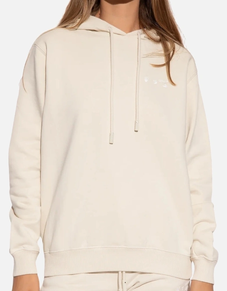 Swimming Man Regular Fit Beige Hoodie