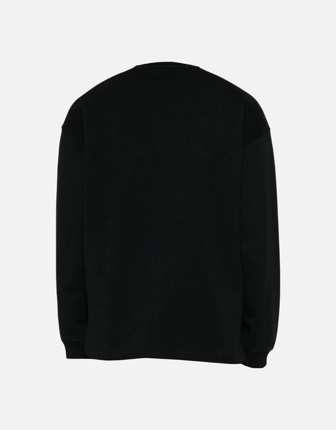 Stamp Division Logo Black Sweatshirt