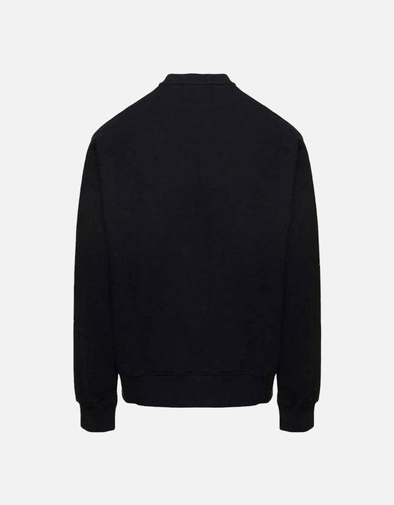 OW Logo Slim Fit Black Sweatshirt