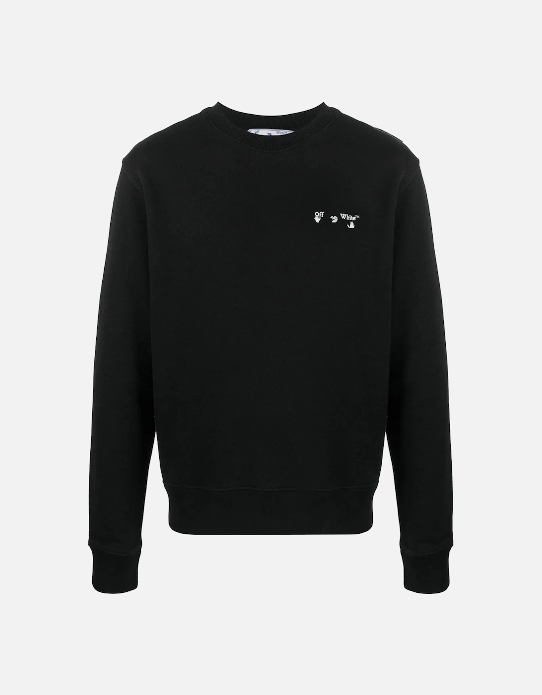 OW Logo Slim Fit Black Sweatshirt, 3 of 2