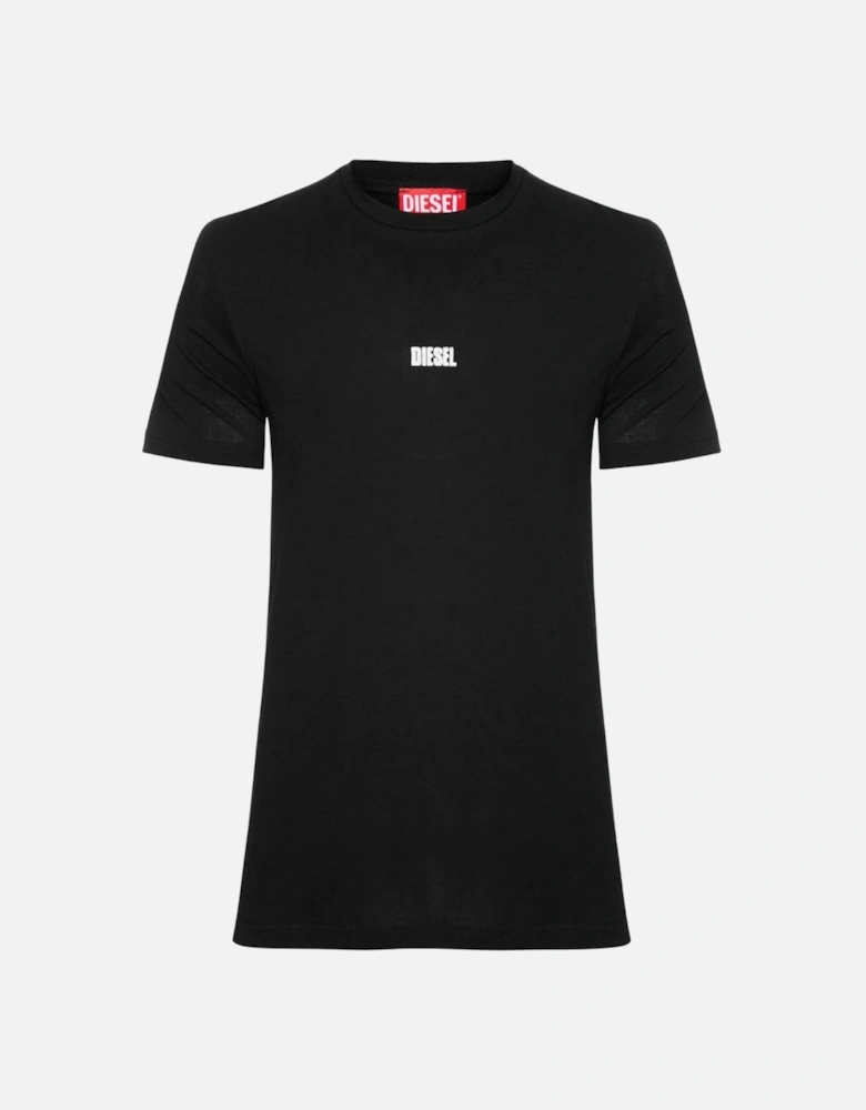 Small Brand Logo Black T-Shirt