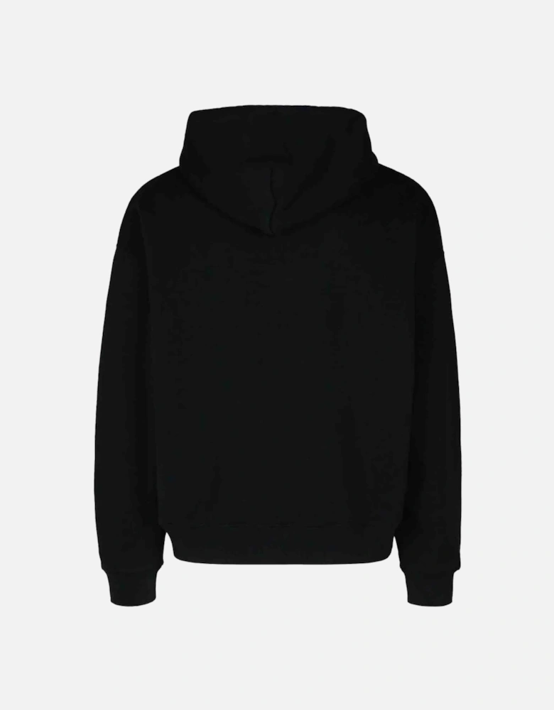 OW Logo Slim Fit Black Hoodie