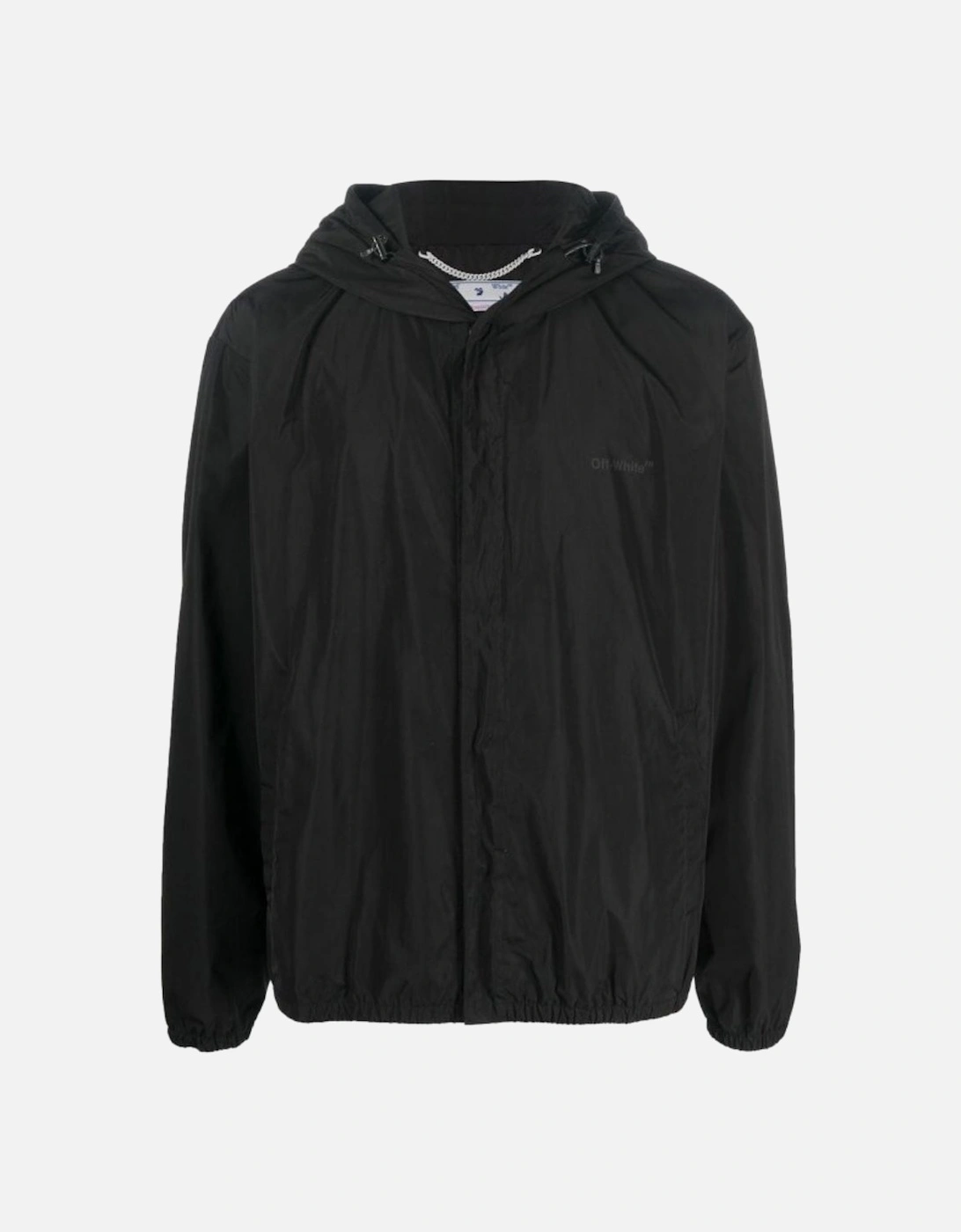 Diag Tab Windbreaker Black Jacket, 5 of 4