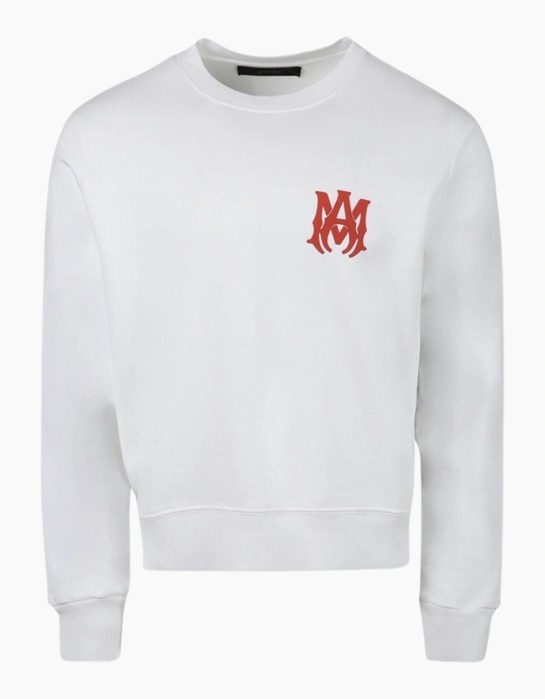Amiri Men's White Ma Logo Sweatshirt  44 Xxl