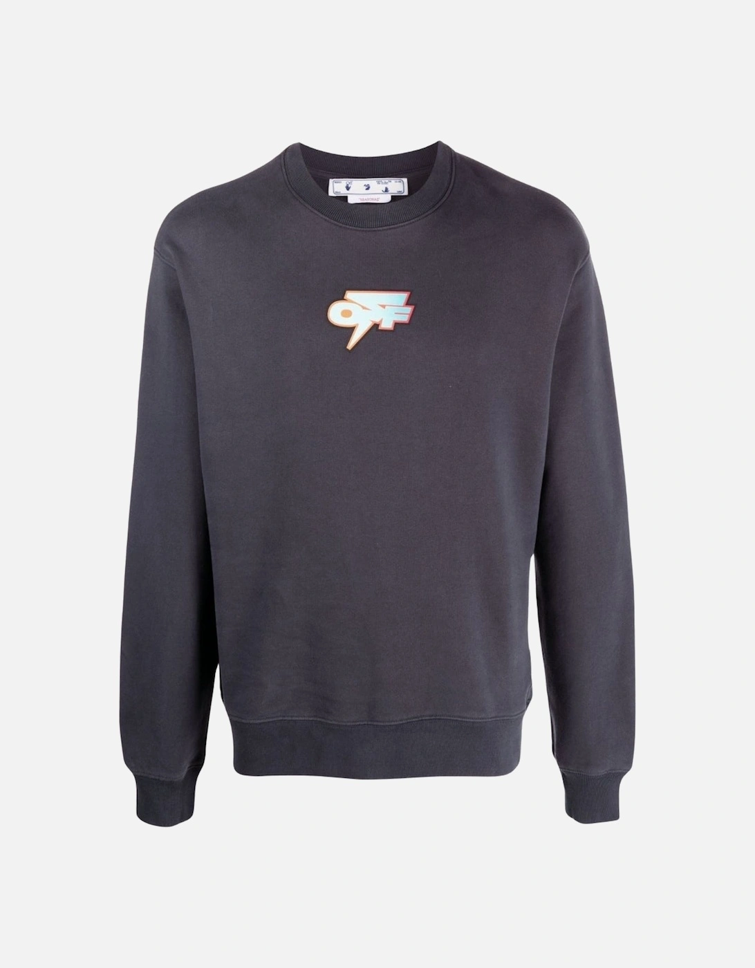 Thunder Skate Fit Crewneck Navy Blue Sweatshirt, 3 of 2