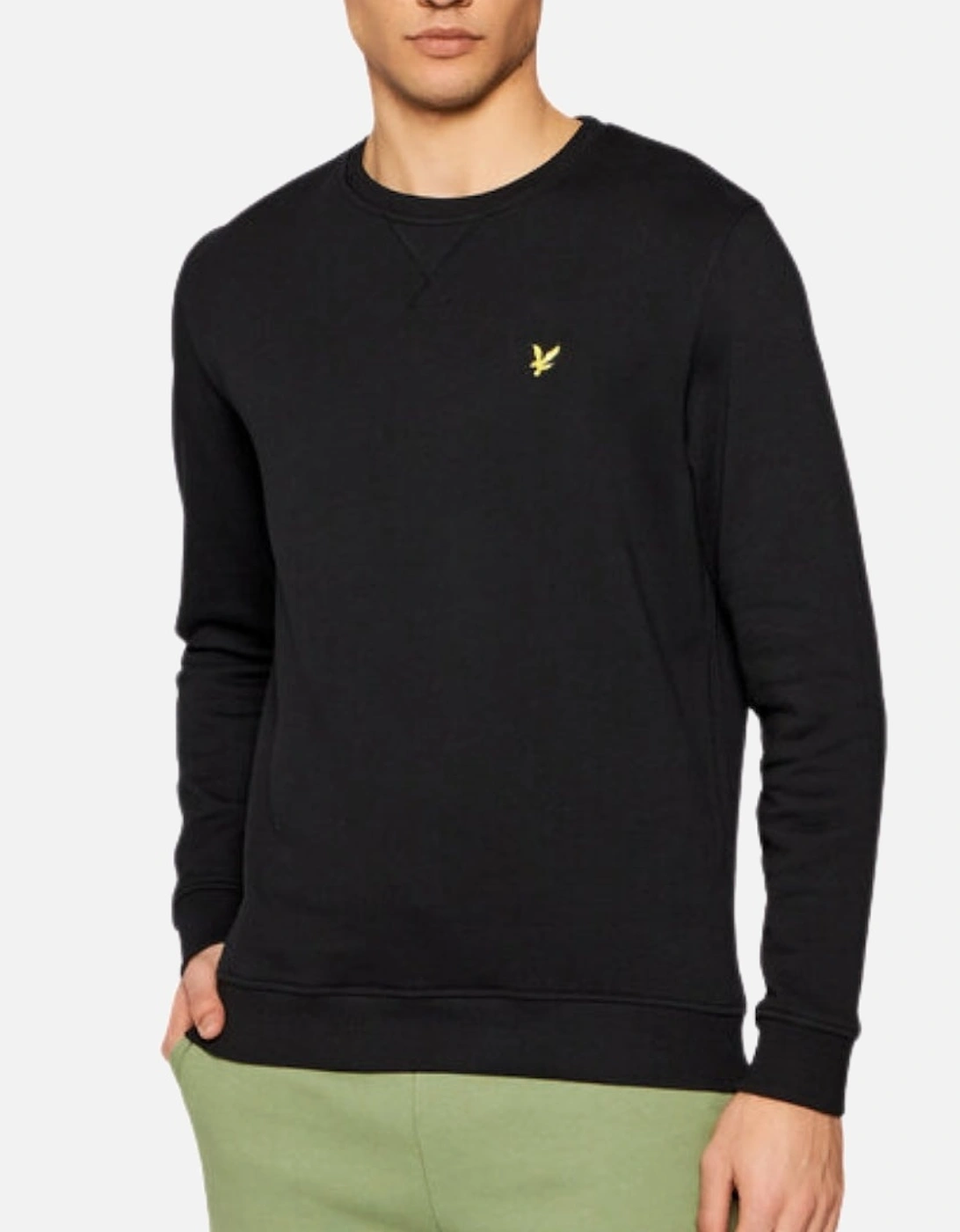 Lyle & Scott Plain Black Sweatshirt