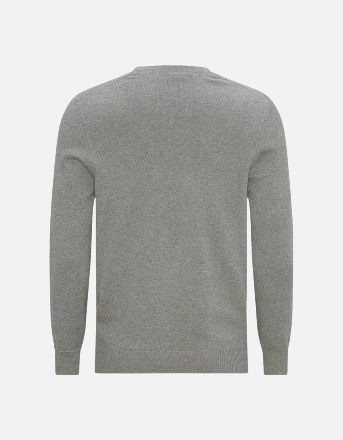 Lyle & Scott Cotton Merino Crew Neck Jumper Grey Sweater